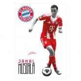 Sticker mural FC Bayern joueur Jamal Musiala 2025/26 