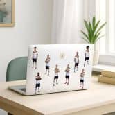 DFB Sticker Spieler WM 2026, Wandtattoo Bogen 02 