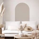 Wall sticker Round arch wide - Taupe 