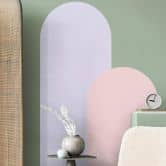 Wall Sticker Rund bue smal pastel lilla 