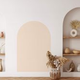 Wandtattoo Rundbogen breit - Sand 