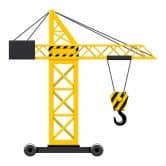 Wall sticker Crane 