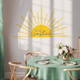 Sticker mural Be the sunshine 