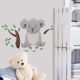Wandtattoo Fröhlicher Koala 