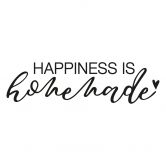 Wandtattoo - Hapiness is Homemade 