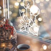 Wandtattoo Kerzenschein im Mistelzweig - Weihnachtliche Impressionen 