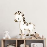 Kleine zebra Muursticker 