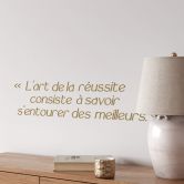 Wandtattoo L'art de la réussite 