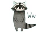 Muursticker Loske W is van Wasbeer 