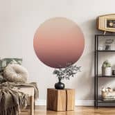 Wandtattoo - Ombre Sunset - Rund 