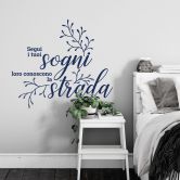 Wandtattoo Segui i tuoi sogni loro 