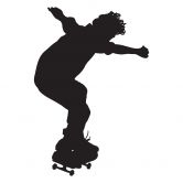Wandtattoo Skateboarder 02 