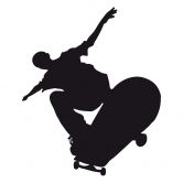 Wandtattoo Skateboarder 04 