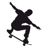 Wandtattoo Skateboarder 05 