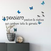 Wandtattoo Un pensiero positivo... 