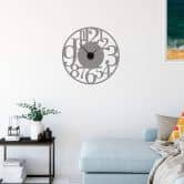 Wandtattoo XXL Modern + Wanduhr - 70x70 cm 