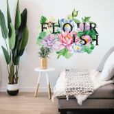 Muursticker XXL Bloem Flourish 
