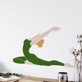 Wandtattoo - Yoga Taube 