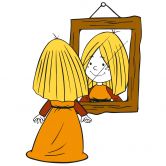Muursticker Ylvi 3 - Wickie en de Viking 
