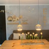 Hexagon - Holz Birke-Furnier - Kleiner Spatz 