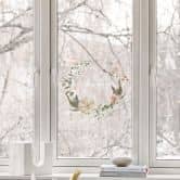 Fensterbild Zarter Blütenkranz 