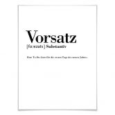 Poster Grammatik - Vorsatz 