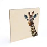 Holzbild Graves - Giraffe - Quadratisch 