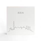 Houten Decoratieblok Skyline Berlijn 