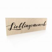 Holzschild Lieblingsmensch 