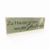 Holzschild Zuhause ist dort, wo der Schlüssel pass 