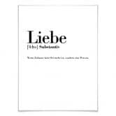 Poster Grammatik - Liebe 