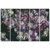 Leinwandbild 5 teilig, Iris Blume 