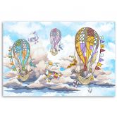 Leinwandbild, Bunte Luftballons 