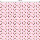 Møbelfolie, dekorativ folie - kan tørres af - blomster pink 
