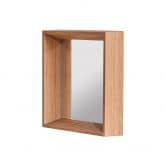 Wandspiegel 3er Set Holz klein - Bangkok - 26x26 cm 