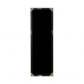 Wandspiegel schwarz schmal - Monaco - 35x120 cm 