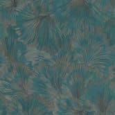 Leaf wallpaper, patterned wallpaper Fashion for Walls 4 by Guido Maria Kretschmer green 