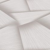Vliestapete mit geometrischen Formen und Metallic-Effekt in creme 