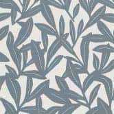 Vliestapete, Blumenmotivtapete La Terrasse blau, creme 
