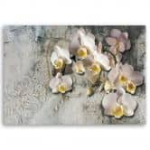 Leinwandbild, Orchideen Blumen Pflanzen 