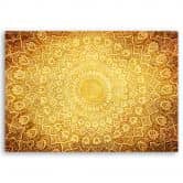 Leinwandbild, Gold Mandala Abstraktion 