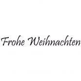 Wandtattoo Frohe Weihnachten 