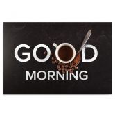Leinwandbild, Guten Morgen Kaffe 
