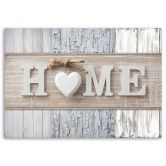 Leinwandbild, Home Herz Shabby Chic 