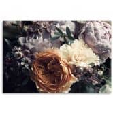 Leinwandbild, Pastell Peony Bouquet Blumen 