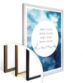 Poster -Don´t stop when your are tired 