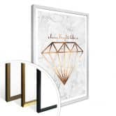 Plakat - Kobber - Shine bright like a diamond 