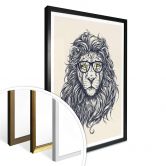 Poster Nerdy Lion 