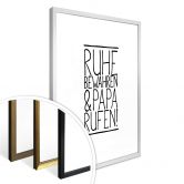 Poster Ruhe bewahren und Papa anrufen 