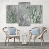Leinwandbild 3 teilig, Großer Wüstenkaktus 